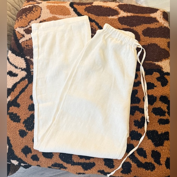 Reformation Olina Linen Pant In White, brand new, never worn, no flaws. - Picture 11 of 16